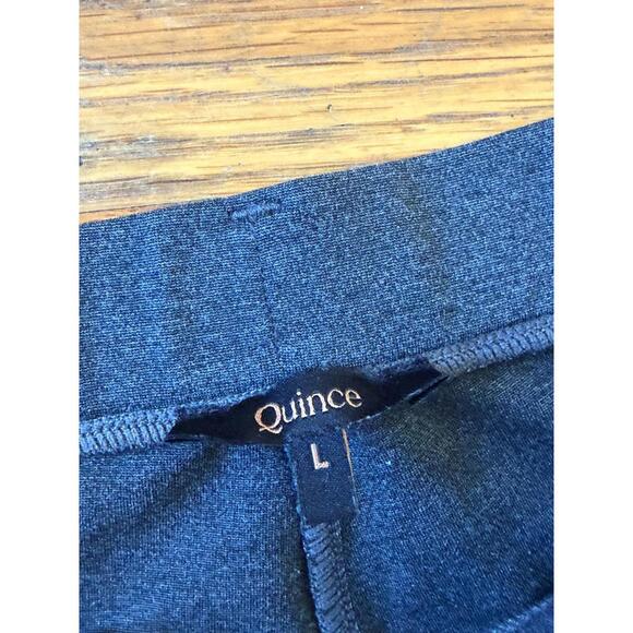 Quince Dark Gray Pull-On Stretch Dress Pants – Women’s Size L - Picture 2 of 6